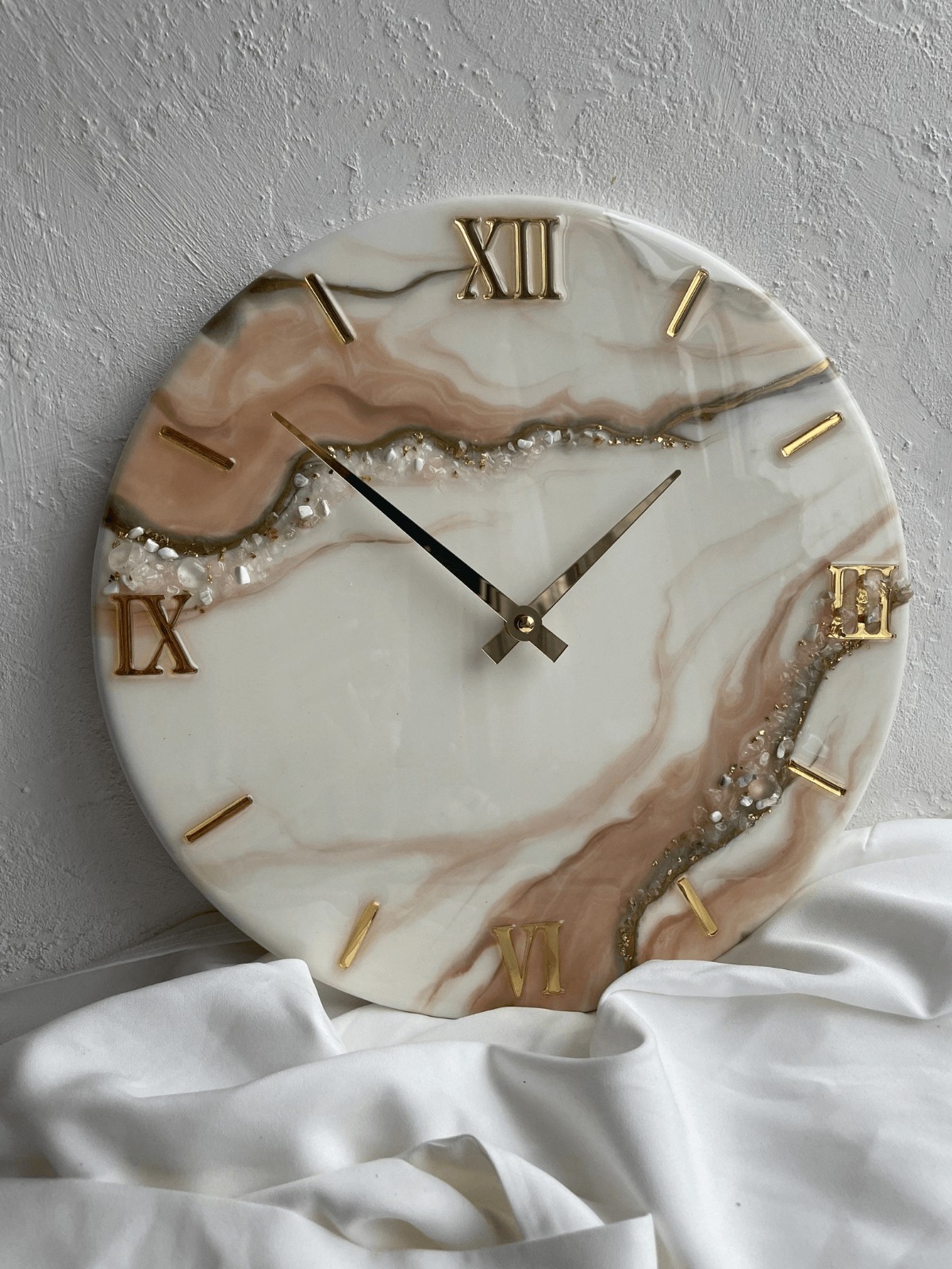 Marble Resin Art Wall watch 01
