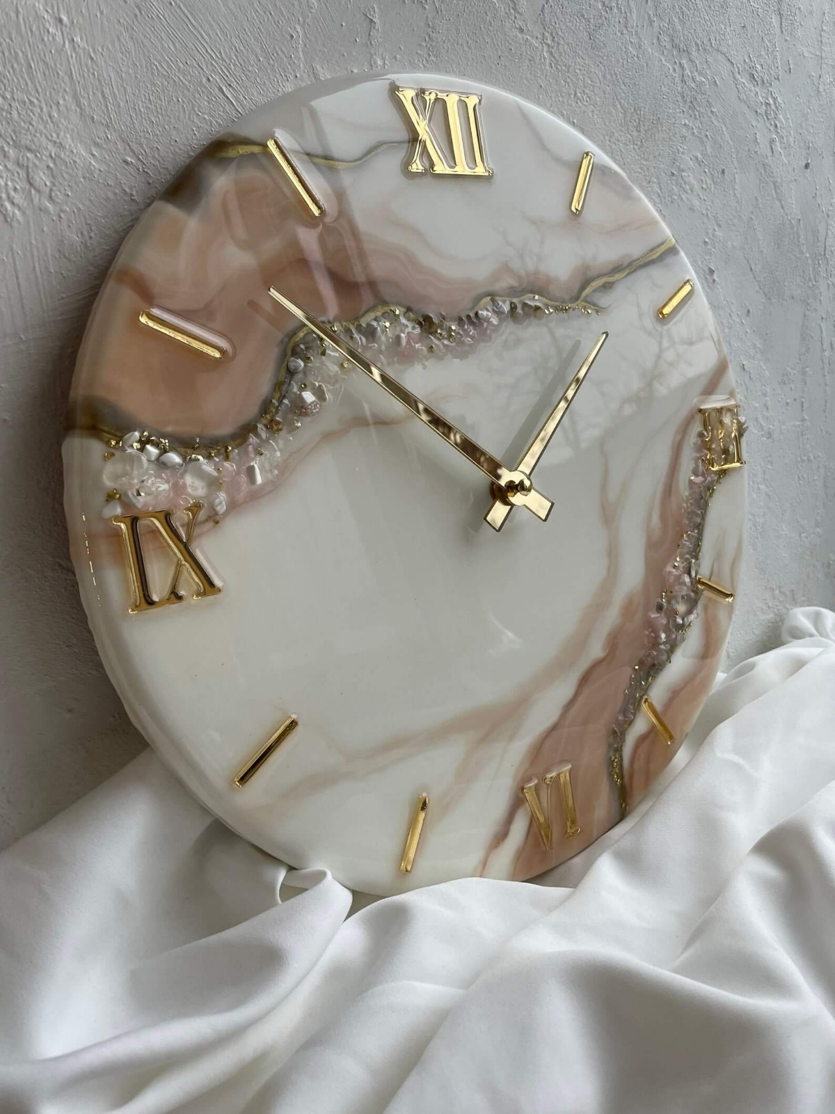 Marble Resin Art Wall watch 02