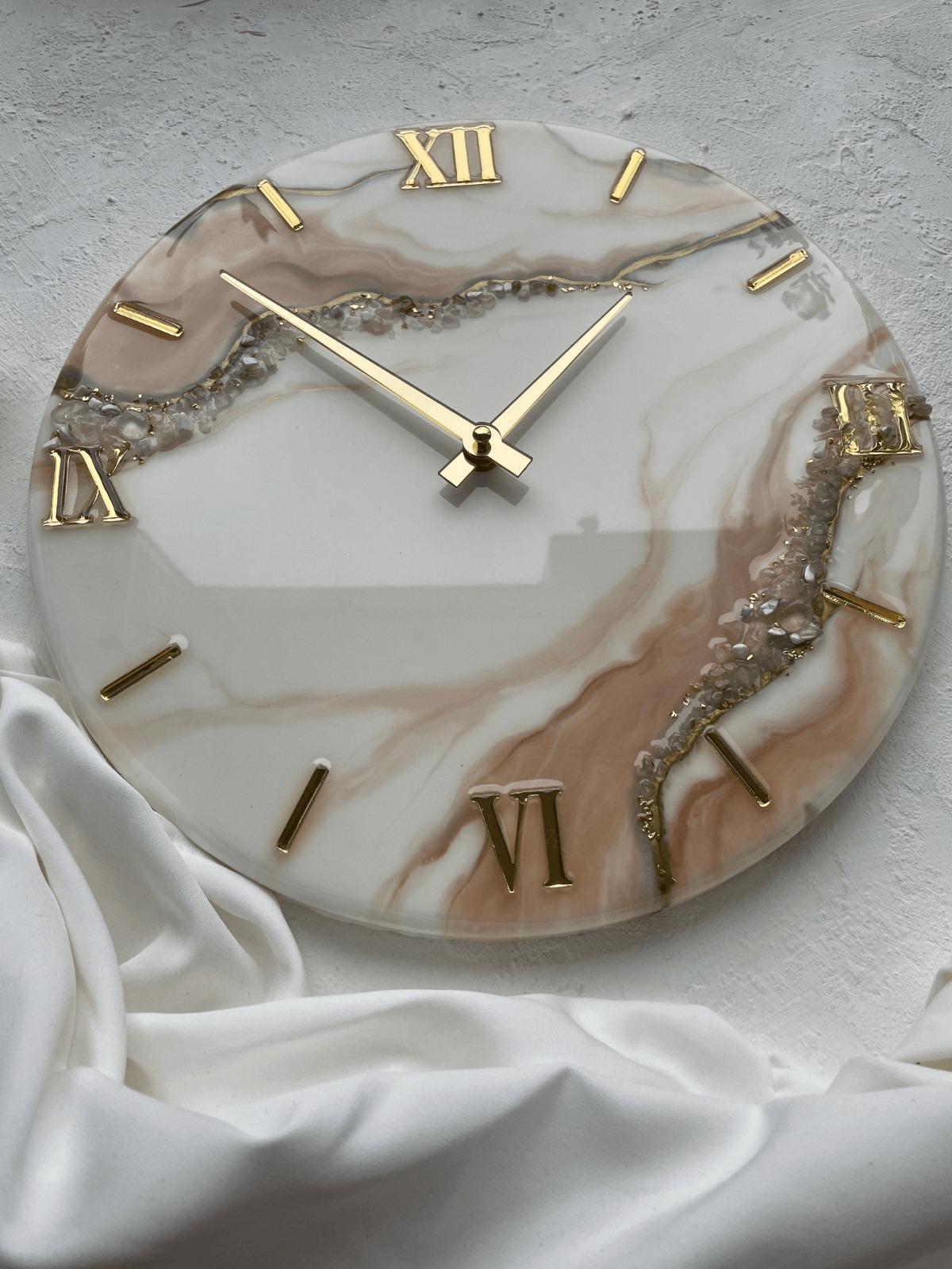 Marble Resin Art Wall watch 04